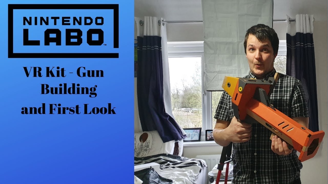 Nintendo Labo VR Kit: Gun - Building and First Look