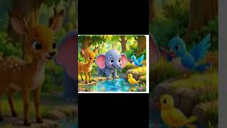 Eli- The kind Elephant #moralstories #kindness #nursery #neethikathalu #shortstories # #kidds