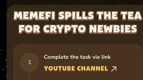 Memefi Spills The Tea For Crypto Newbies Memefi Code  Youtube Video Code Today Memefi 6 september