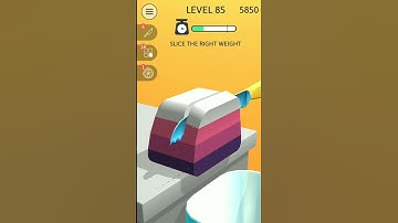 ASMR slicing - All levels HD 4K, Android iOS #shorts