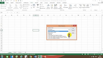 Lấy công cụ Data Analysis trong Excel 2013