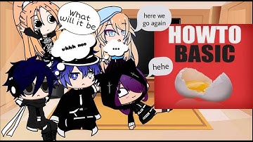 Afton family react to Howtobasic / Afton family / Gacha club / PART 1/