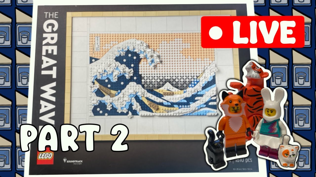 Finishing The Great Wave LEGO set! (31208) - YouTube