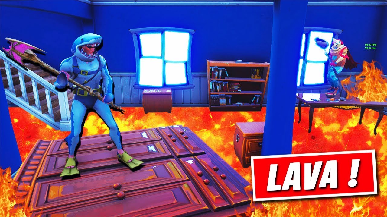 Golvet Är Lava *DON'T TOUCH IT* - Fortnite Creative Svenska