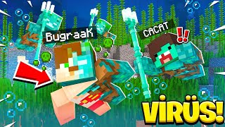 minecraft ZOMBİ VİRÜSÜNE YAKALANDIM #1 YAMYAMCRAFT