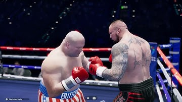 Butterbean vs Eddie Hall gameplay | Undisputed