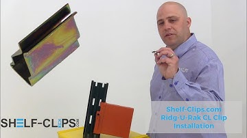 How to Install the Ridg-U-Rak CL Pallet Rack Clip - Shelf-Clips.com