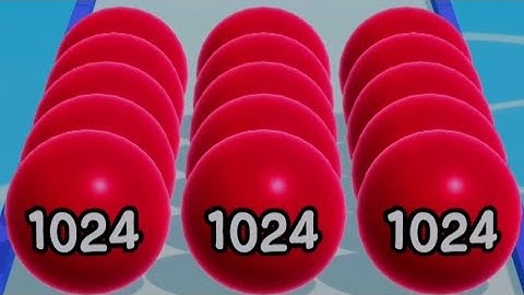 Ball Run 2048- All Levels Gameplay walkthrough Android, iOS ( Level 85 )