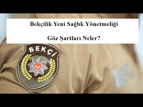 Bekcilik Yeni Saglik Yonetmeligi Goz Sartlari Neler Youtube