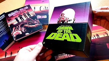 DAWN OF THE DEAD - ZOMBIE 4K UHD 7 Disc BOX Second Sight Uk Unboxing George A. Romero
