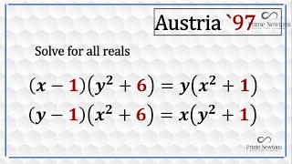 Austrian  Olympiad System of Equations
