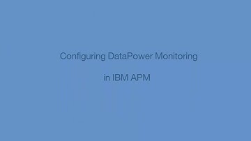 Configuring DataPower monitoring in IBM APM