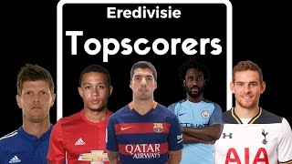 Eredivisie topscorers 2007-2017