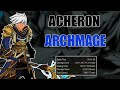 Aqw acheron with archmage class  fast farming with one skill