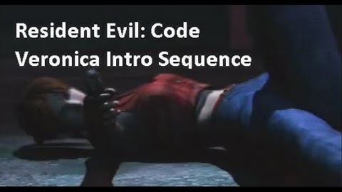 Resident Evil Code Veronica Intro Sequence - Sega Dreamcast