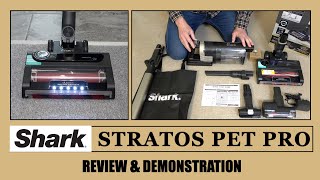 Shark Stratos IZ400UKT Pet Pro Cordless Stick Vacuum In Depth Review & Demonstration screenshot 4