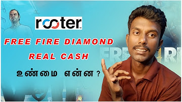 Rooter App Review Tamil | Rooter app free fire diamond tamil |Tricky Tricks Tamil | Rooter app tamil