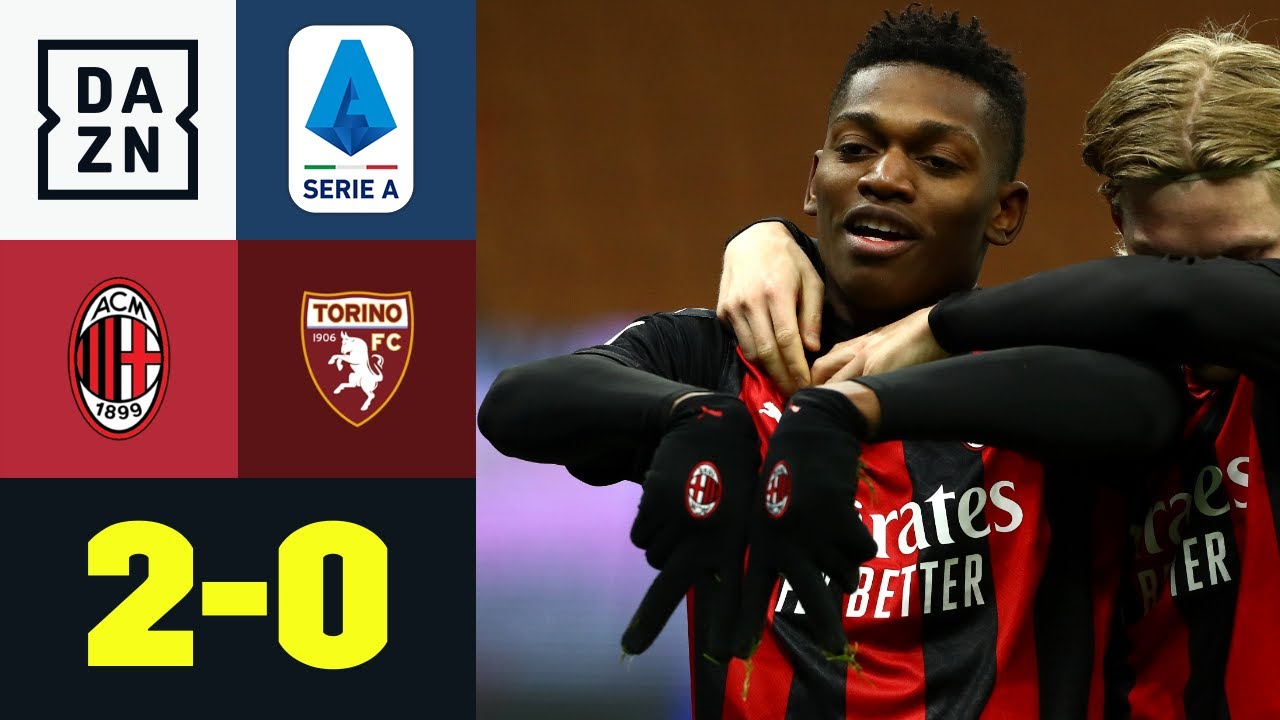 Rafael Leao Leitet Souveranen Milan Sieg Ein Ac Mailand Fc Turin 2 0 Serie A Dazn Highlights Youtube