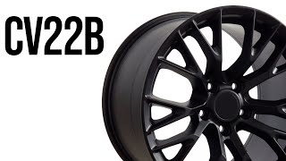Fits Chevrolet Corvettes - Oe Wheels Cv22B Satin Black 19X10
