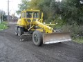 Old soviet russian motor grader DZ-99 in action / Автогрейдер ДЗ-99