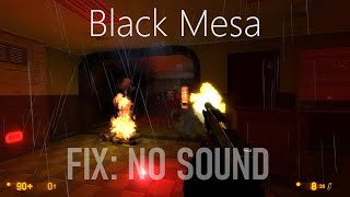 Black Mesa errors on Windows 10   Fix Solutions No Sound