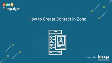 How to Create Contacts in Zoho Campaigns