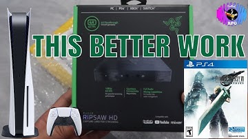 RAZER RIPSAW HD Capture Card Setup With The PS5 | Jho-RPG