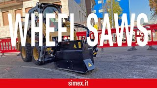 Simex T 300, wheel saw for fiber optics trenching