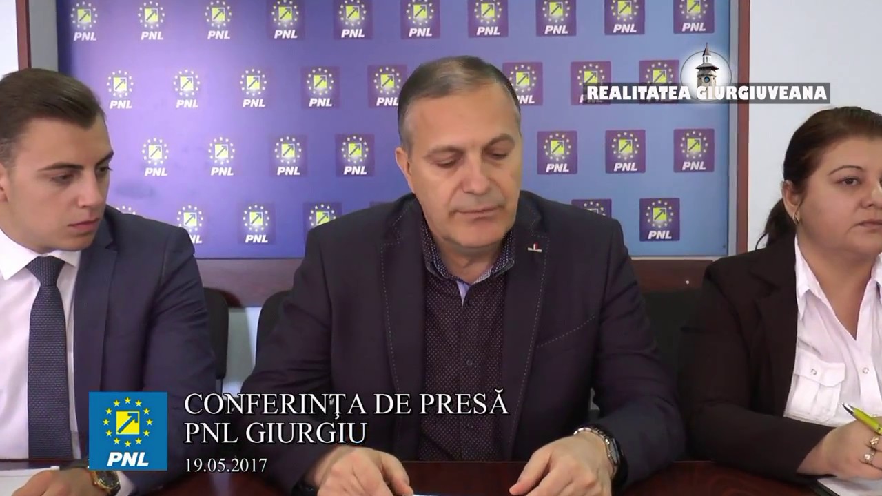 CONFERINTA DE PRESA PNL GIURGIU 19/05/2017 realitatea tv emisiuni