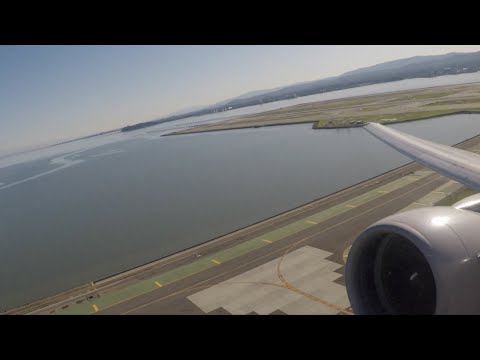 PW4000 Growl: United 777-200 Takeoff from San Francisco