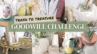 What I purchased at the Goodwill bins and what I did with it •  High End home decor on a budget