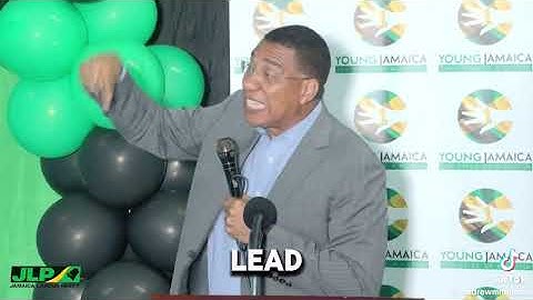 Look what Andrew Holness said about the Pnp. #andrewholness #jlp 