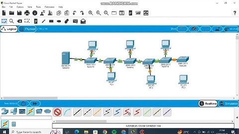 Membuat topologi BUS dengan menggunakan program Cisco Packet Tracer