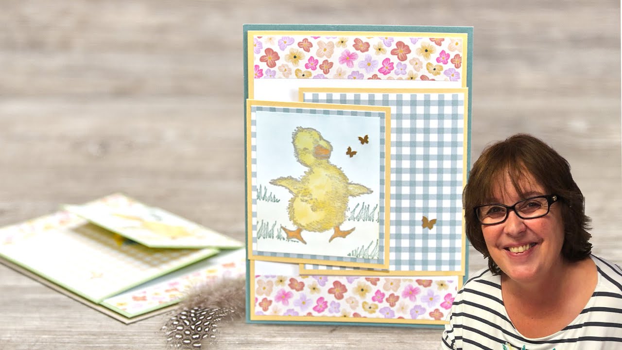 Fun Fold Card Ostergrüße・Mit Maskiertechnik・Stampin’ Up!