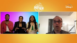 The Muppets Mayhem Cast - Chatting with Tahj Mowry, Lilly Singh, and Saara Chaudry