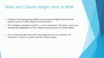 Informatica MDM Tutoial - Very Important Facts about MDM