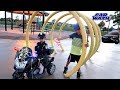 Police Chase Kids driving power wheels ride on car  Hzhtube Kids Fun