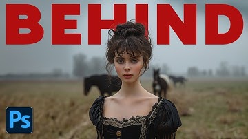 Place Text Behind an Object Explained in 1 Minute | Photoshop