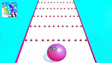 Faster Run 2048 - Ball game 3D ! All Levels Gameplay Part 24 android,ios