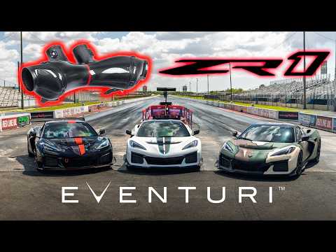 C8 ZR1 Eventuri Intake Dragstrip Testing - Trailer