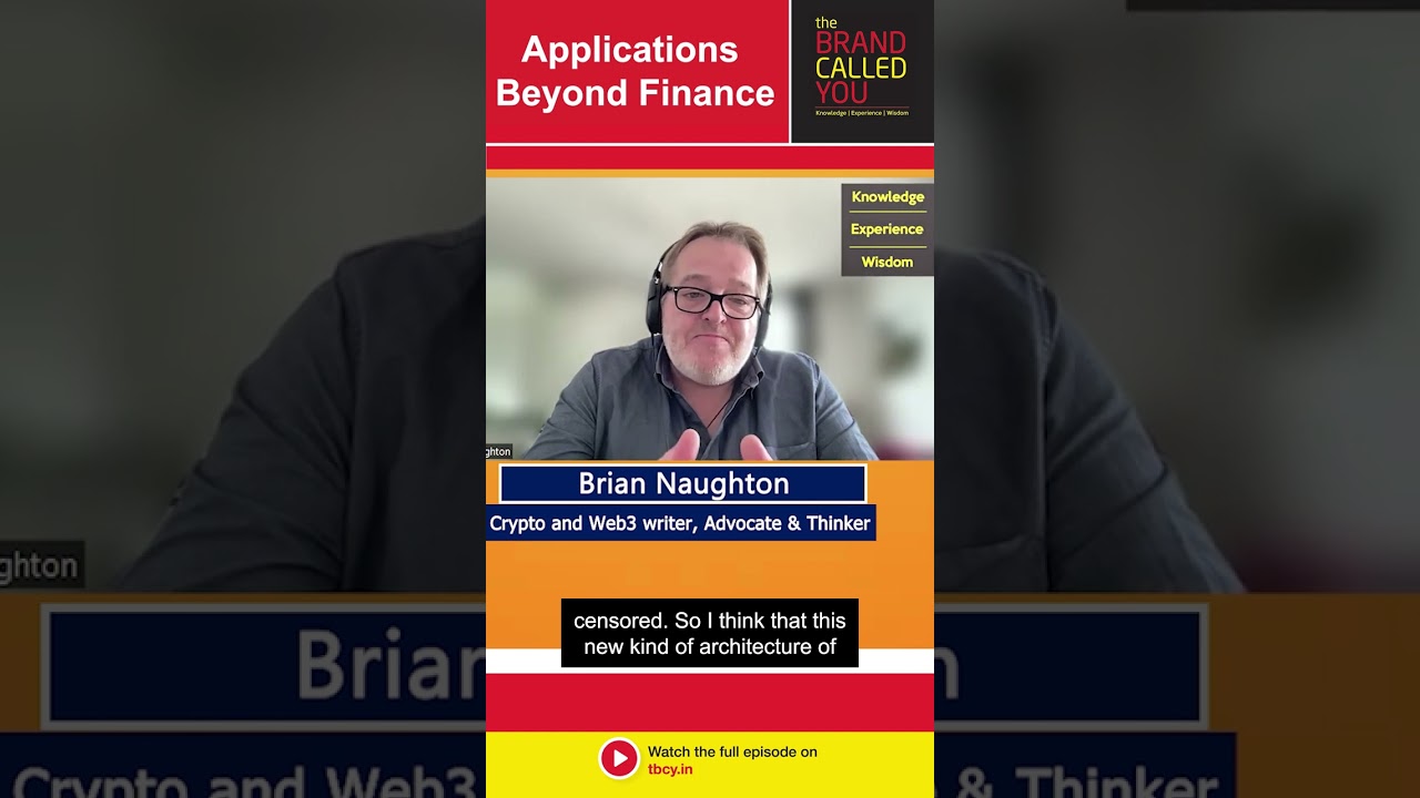 Applications Beyond Finance | Brian Naughton | Cryto and Web3 Writer -  YouTube