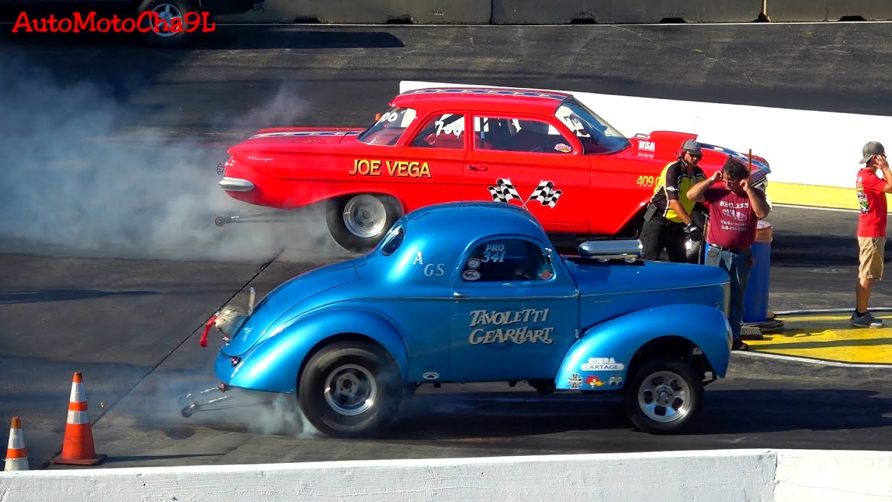 SUPER CHEVY SHOW OLD SCHOOL RACING AT ROUTE 66 RACEWAY