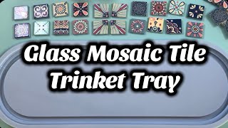 #240 Resin Trinket Tray With Mosaic Tiles