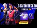 🔴FREE FIRE AO VIVO🔴 🔥 LOJA DO DESEJO  🔥