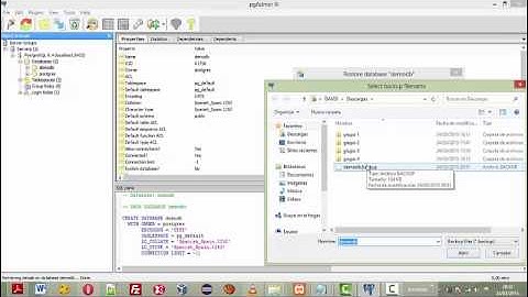 Restaurar Bases de Datos Postgres