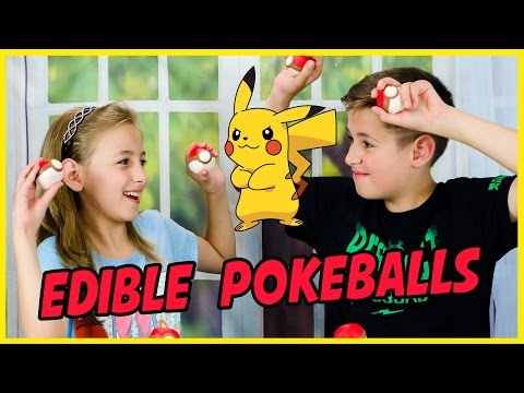 EDIBLE POKEBALLS POKEMON GO DIY!