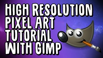 High Resolution Pixel Art Tutorial With Gimp