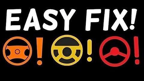 How to Fix and Reset Power Steering Warning Light Stays On or Flashing Without a Scanner