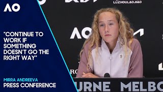 Mirra Andreeva Press Conference | Australian Open 2024 Fourth Round