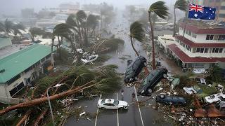 Monster Cyclone Narelle Hits Australia Exmouth Devastated As Homes Collapse And Trees Are Uprooted